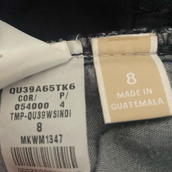 Michael Kors women’s blue capri with rivets at the side of pockets size 8​​​ - Picture 7 of 8